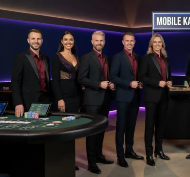 Zespół Event Play Mobile przygotowujący mobilny event casino
