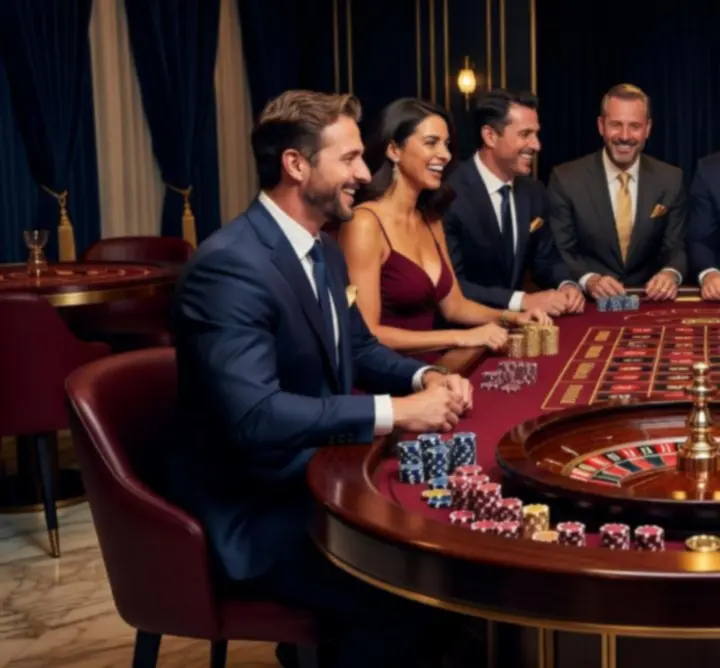 Ruletka podczas imprezy tematycznej w stylu event casino